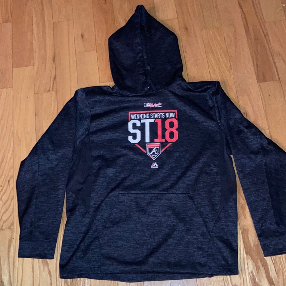 Mens Large Atlanta Braves Hoodie